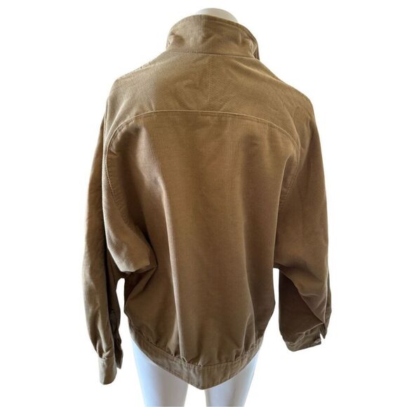 Men's L tan corduroy button up jacket vintage 70’s - Picture 3 of 6